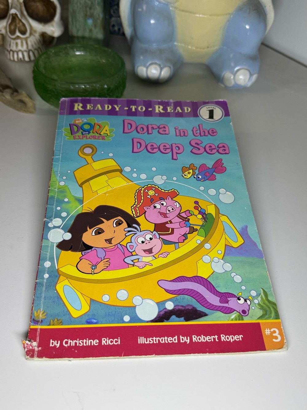 Vintage 2003 Dora The Explorer Book “Dora In The Deep Sea” Ready To Read Book